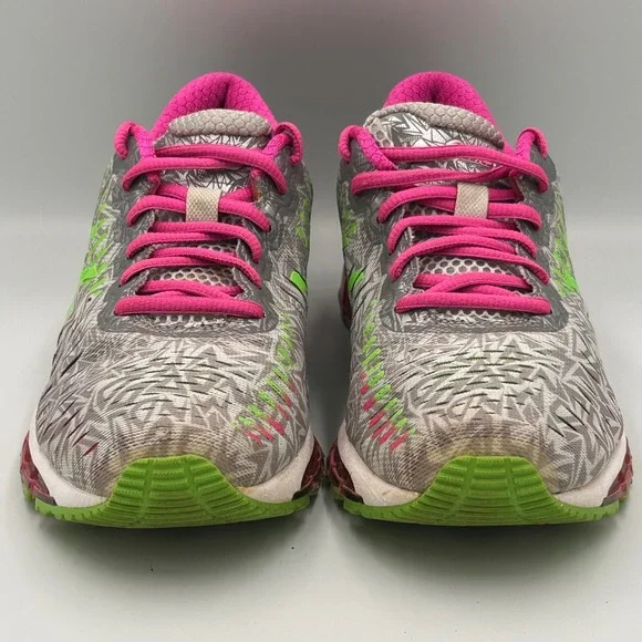 ASICS Gel Quantum 360‎ Women's Running Shoes Gray Pink Neon Size 8 - Picture 2 of 11